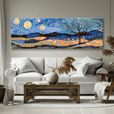 Painting by Numbers Panorama Starry Night Landscape I